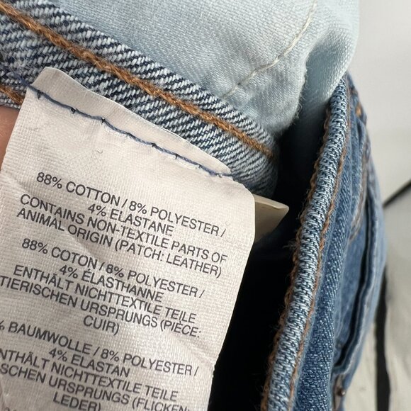 Madewell 10" High-Rise Skinny Jeans Chewed-Hem Edition exposed button fly 29 - Picture 16 of 16